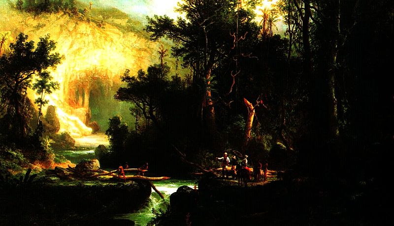 800px-Cueva del Guacharo 1874 Ferdinand Bellermann